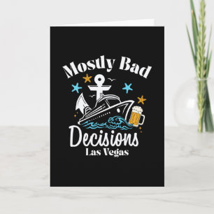 Mostly D Decisions Las Vegas Spring Break Card