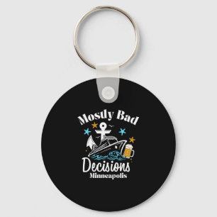 Mostly D Decisions Minneapolis Spring Break Key Ring