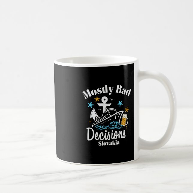 Mostly D Decisions Slovakia Spring Break  Coffee Mug (Right)
