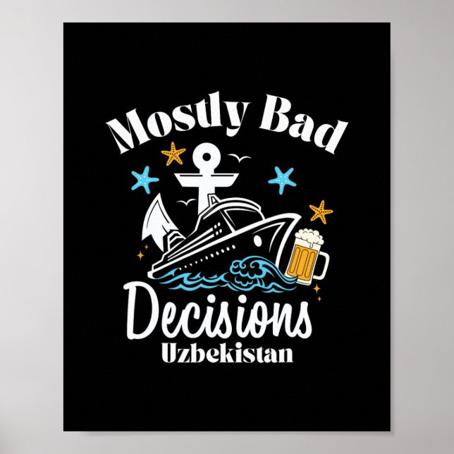 Mostly D Decisions Uzbekistan Spring Break  Poster (Front)