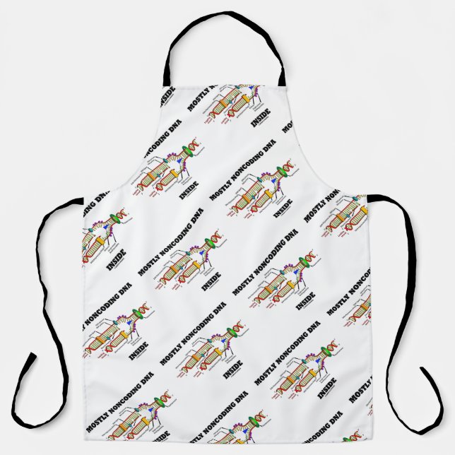 Mostly Noncoding DNA Inside Molecular Bio Humour Apron (Front)