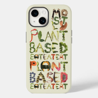 Mostly Plant based Eat More plants | Vegan Food Case-Mate iPhone 14 Case