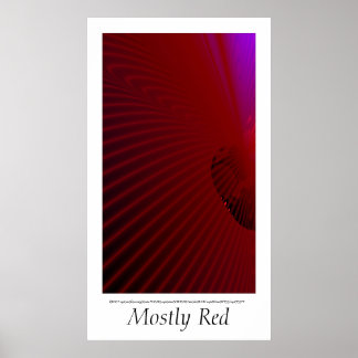 Mostly Red Poster
