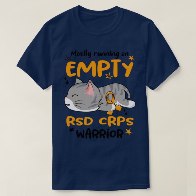 Mostly Running on Empty RSD CRPS Warrior1 T-Shirt (Design Front)