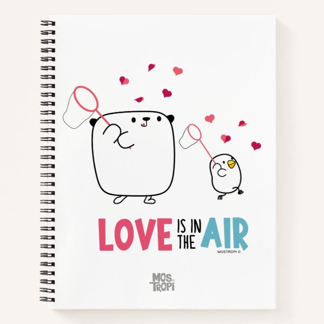 Mostropi: Love is in the air Notebook (Front)