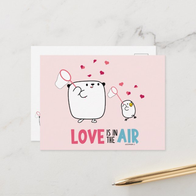Mostropi: Love is in the air Postcard (Front/Back In Situ)