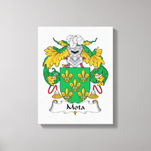 Mota Family Crest Canvas Print