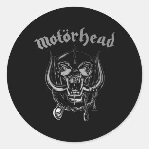 Motã¶Rhead Metallic Warpig Classic Round Sticker