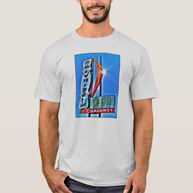 Motel No Vacancy-Mens T-Shirt (Front)