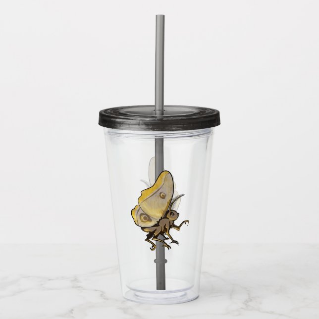 Moth Acrylic Tumbler (Front)