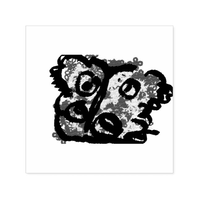 Moth autumn self-inking stamp (Design)