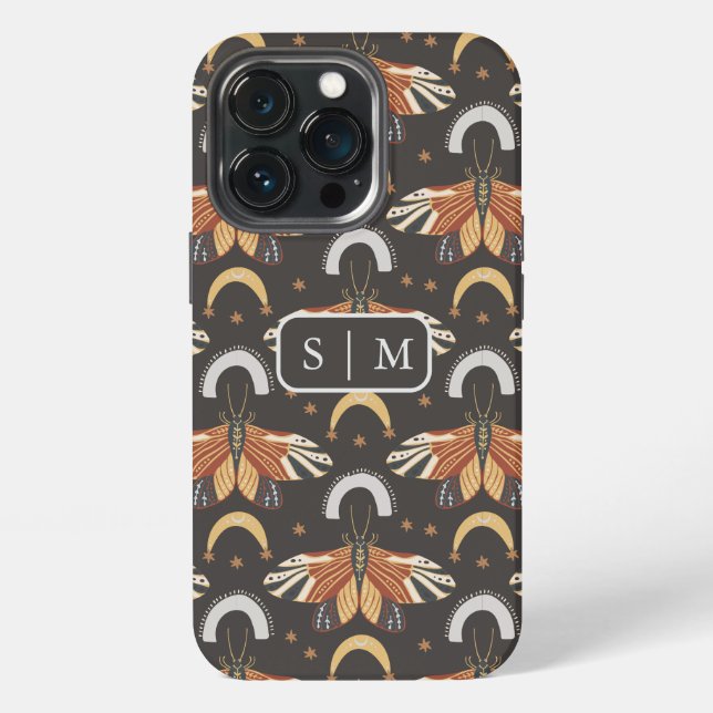 Moth Butterfly pattern Case-Mate iPhone Case (Back)