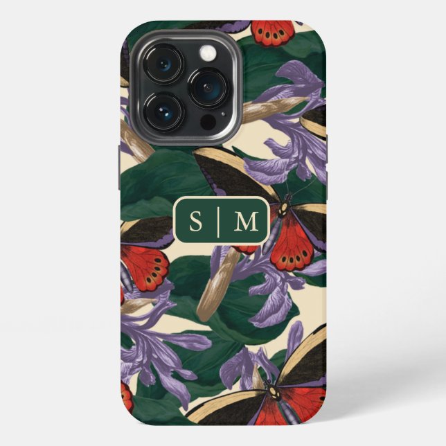 Moth Butterfly pattern Case-Mate iPhone Case (Back)
