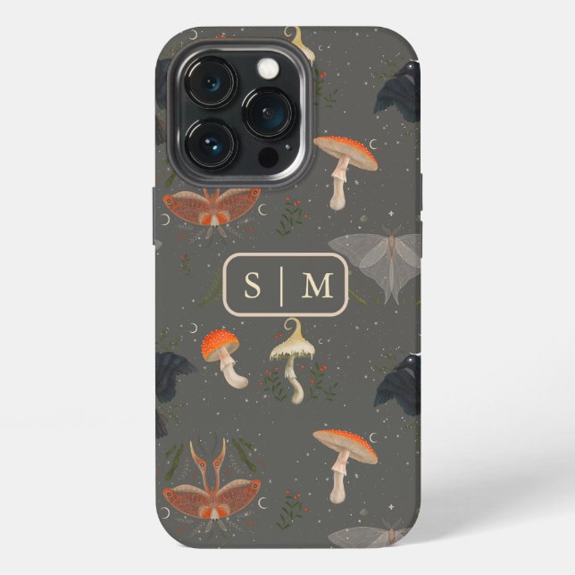 Moth Butterfly pattern Case-Mate iPhone Case (Back)