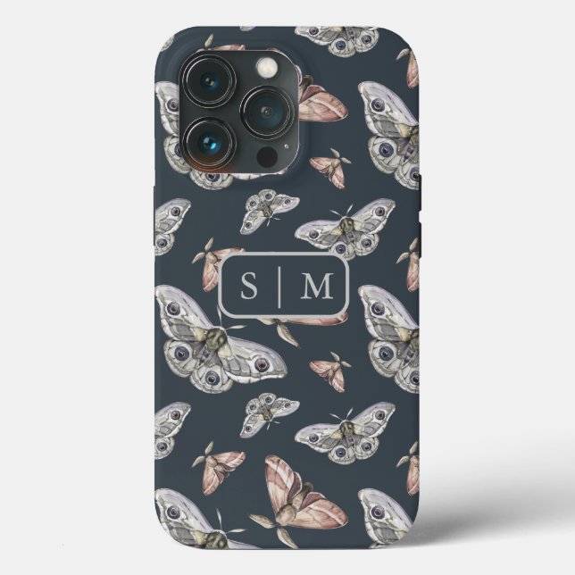 Moth Butterfly pattern Case-Mate iPhone Case (Back)