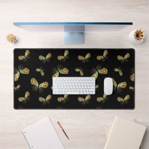 Moth Butterfly Pattern Desk Mat