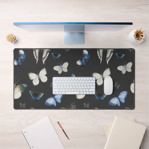 Moth Butterfly Pattern Desk Mat