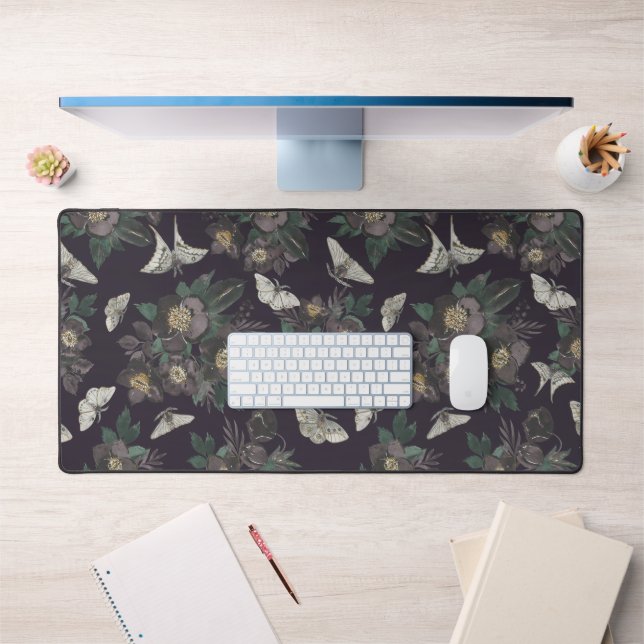 Moth Butterfly Pattern Desk Mat (Office 1)