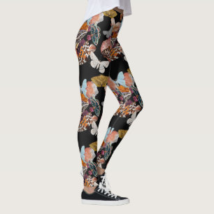 Moth Cotillion   Goblincore Witchy Leggings