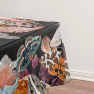 Moth Cotillion   Goblincore Witchy Tablecloth