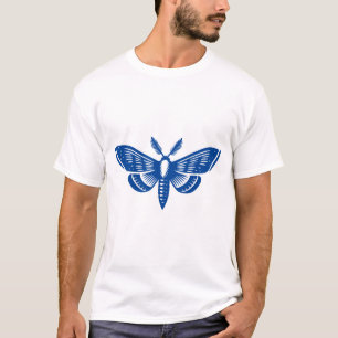 Moth - Deep Blue T-Shirt