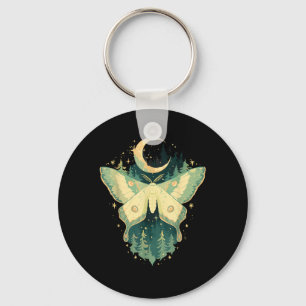 Moth Fairycore Goblincore Whimsigoth Cottagecore Key Ring