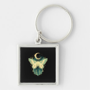 Moth Fairycore Goblincore Whimsigoth Cottagecore Key Ring