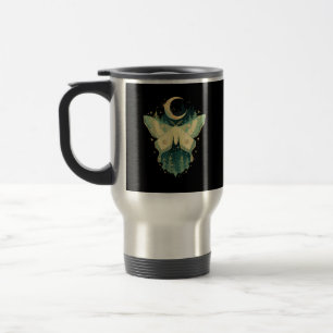Moth Fairycore Goblincore Whimsigoth Cottagecore Travel Mug