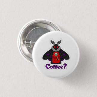 Moth Full Of Coffee Christmas Edition 3 Cm Round Badge