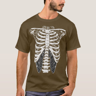 Moth Grunge Fairycore Aesthetic Mall Goth Skeleton T-Shirt