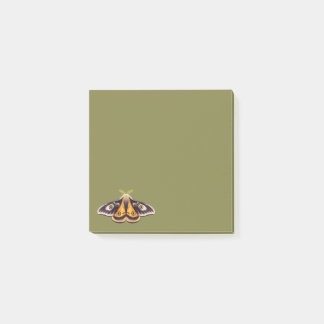 Moth Insect Art Goblincore Saturnia Witchy Green Post-it Notes