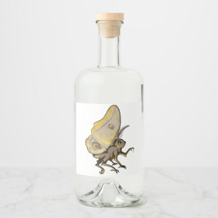 Moth Liquor Bottle Label