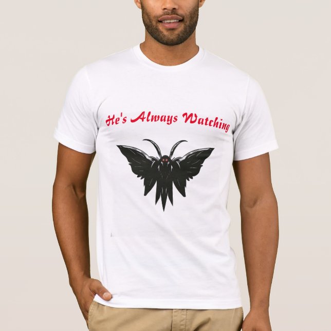 Moth Man T-Shirt (Ai Generated)  (Front)