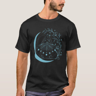 Moth Moon Flowers T-Shirt