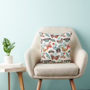 Moth Pattern Cushion