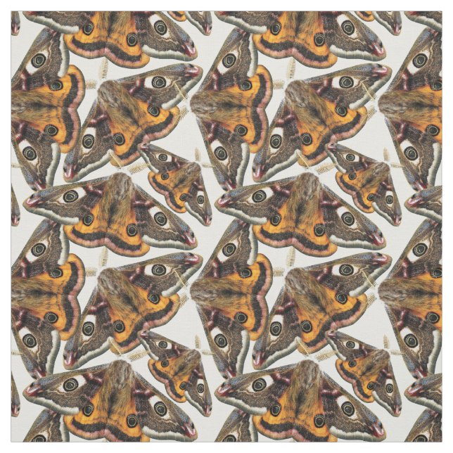 Moth pattern fabric (Swatch)