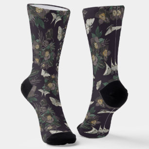 Moth Pattern  Socks