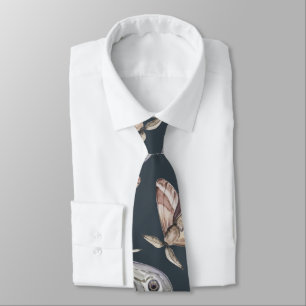 Moth Pattern Tie