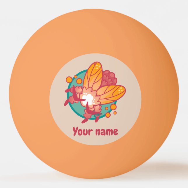 Moth Ping Pong Ball (Front)