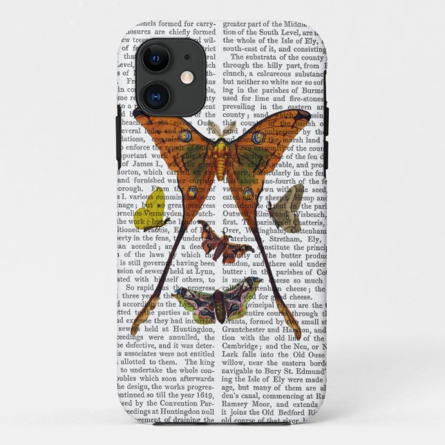 Moth Plate 2 Case-Mate iPhone Case (Back)