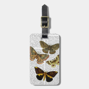 Moth Plate 4 Luggage Tag