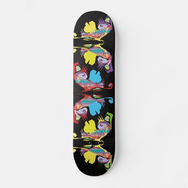 Moth Spirit Skateboard (Front)