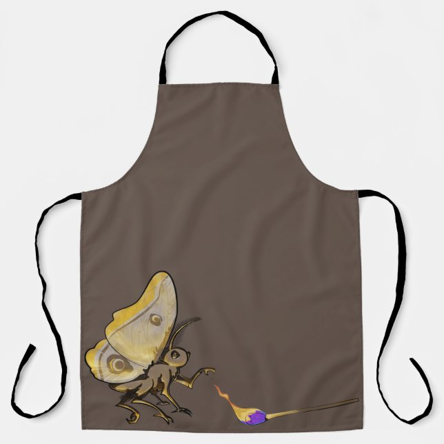 Moth to a Flame Apron (Front)
