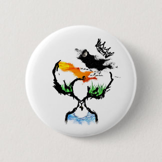 Mother Africa 6 Cm Round Badge