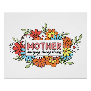 Mother Amazing, Loving, Strong Poster