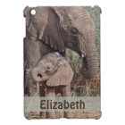 Mother and Baby African Elephant Personalised