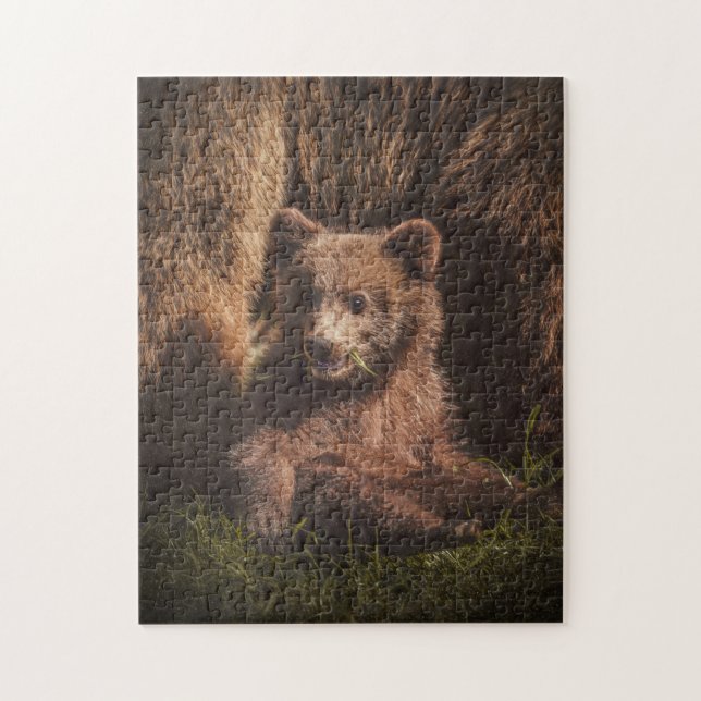 Mother and Baby Animal Bear Photography Animal Jigsaw Puzzle (Vertical)