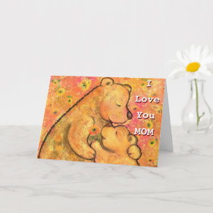 Mother and Baby Bears Mother's Day Card