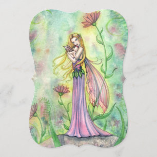 Mother and Baby Fairy Baby Shower Invitations