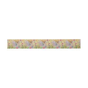 Mother and Baby Fairy Illustration Baby Shower Invitation Belly Band